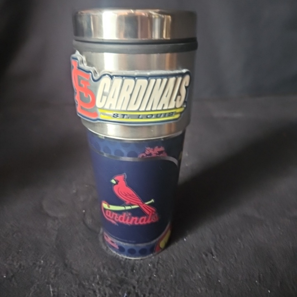 St. Louis Cardinals Stainless Steel Tumbler Cup Officially Licensed
